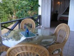 Dining area on veranda